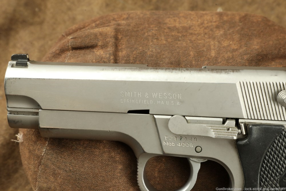 Smith & Wesson 4006 .40 S&W Semi-Automatic DA/SA Stainless Pistol-img-20