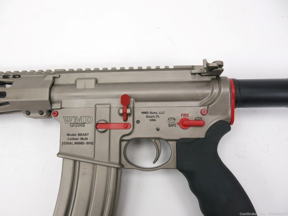 WMD Beast 10" 5.56 Semi-Automatic Pistol w/ Magazine-img-6
