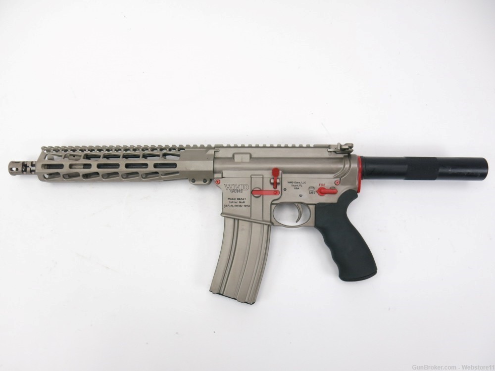 WMD Beast 10" 5.56 Semi-Automatic Pistol w/ Magazine-img-0