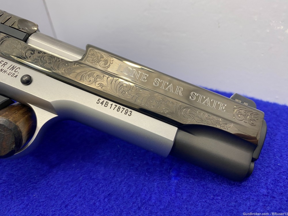 2018 Sig Sauer 1911 Engraved Texas .45ACP 2-Tone *GORGEOUS LIMITED EDITION*-img-25