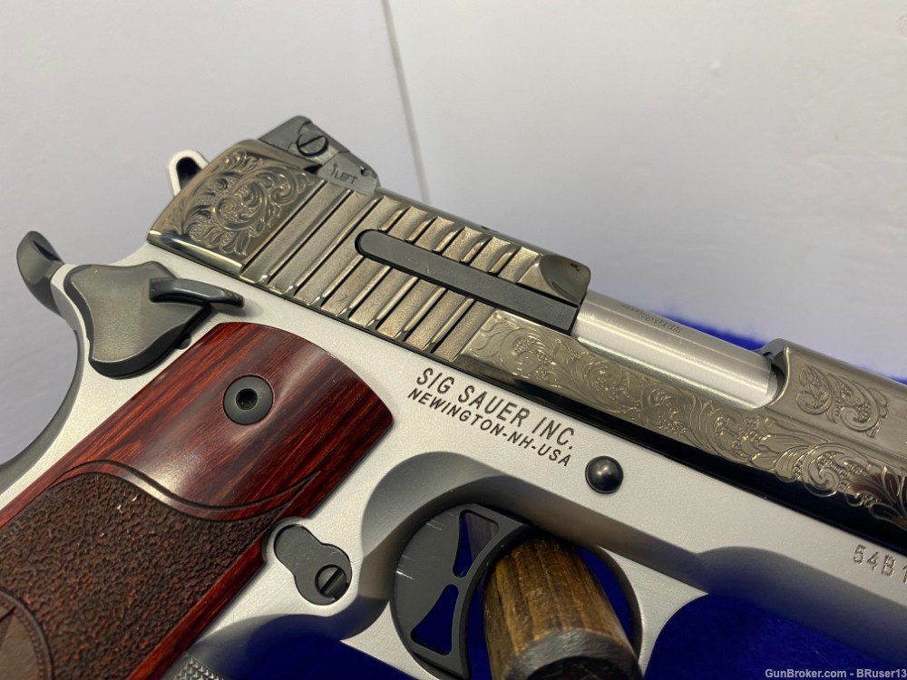 2018 Sig Sauer 1911 Engraved Texas .45ACP 2-Tone *GORGEOUS LIMITED EDITION*-img-23