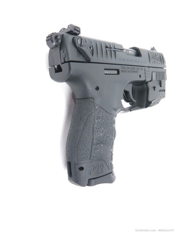 Walther P22 3.5" 22LR Semi-Automatic Pistol w/ Laser, Magazine, Hard Case-img-14
