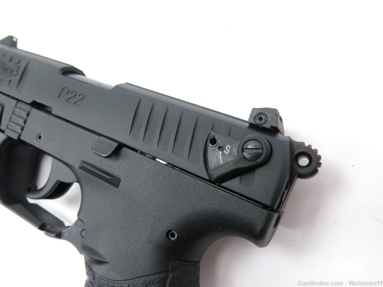 Walther P22 3.5" 22LR Semi-Automatic Pistol w/ Laser, Magazine, Hard Case-img-4