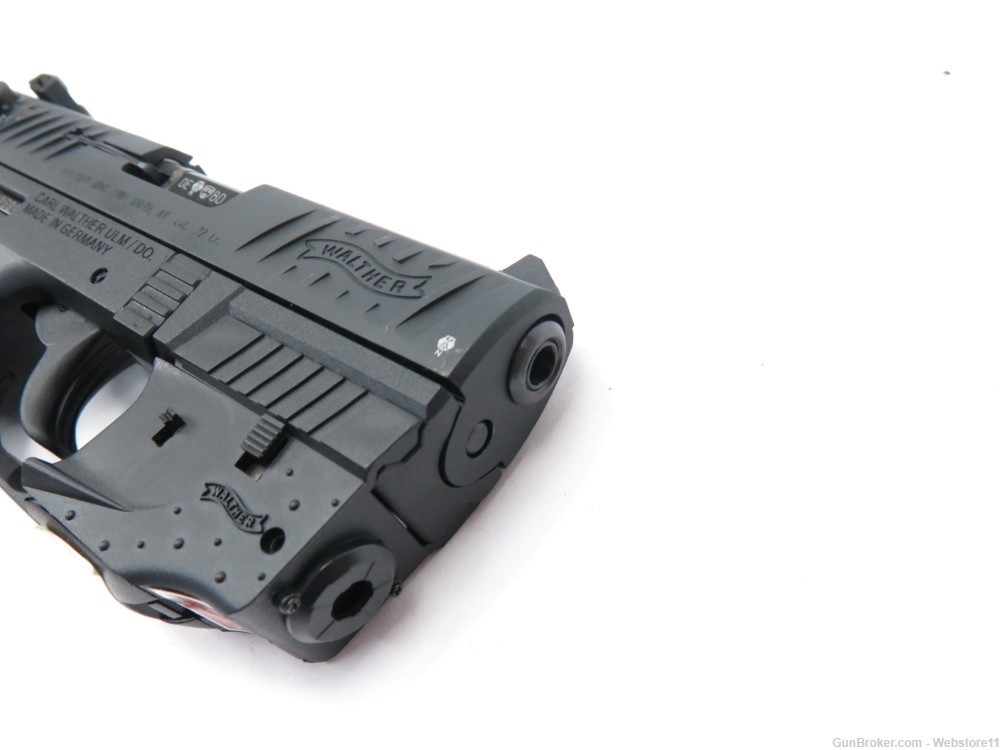 Walther P22 3.5" 22LR Semi-Automatic Pistol w/ Laser, Magazine, Hard Case-img-9