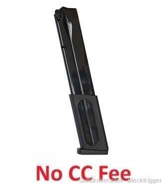 Beretta C89282 30rd 9mm Luger For Beretta 92FS/CX4 Storm Blued Gloss Steel-img-0