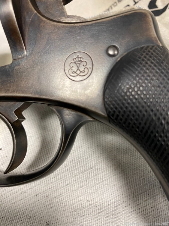 Rare Brevet Nagant 1878/86 Imp 9.4mm Belgian Commissioned Officers Revolver-img-11