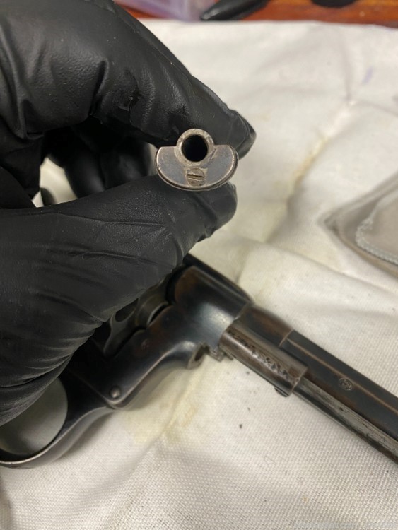 Rare Brevet Nagant 1878/86 Imp 9.4mm Belgian Commissioned Officers Revolver-img-9