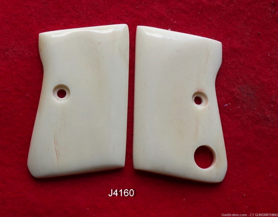 Nice Pair of Real Bone Grips for Colt Junior and Astra Cub!-img-1