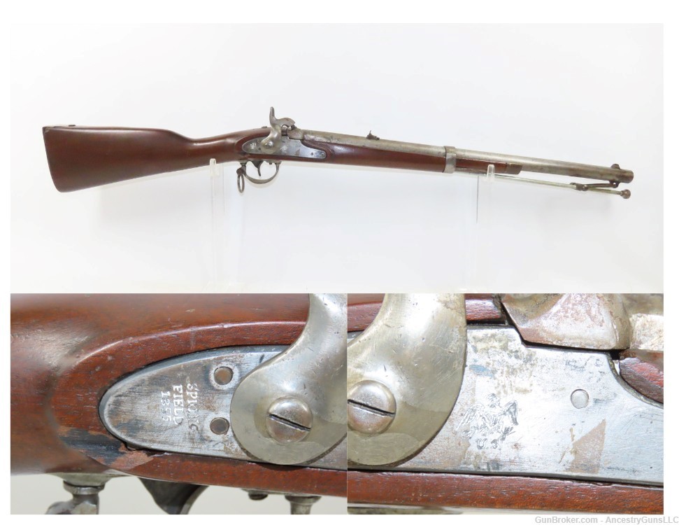 RECREATION OF An Antique U.S. SPRINGFIELD ARMORY Model 1855 CARBINE-img-0