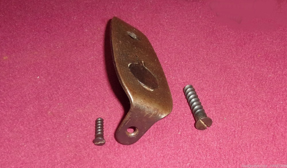 1903 SPRINGFIELD BUTTPLATE & SCREWS ASSEMBLY-img-2