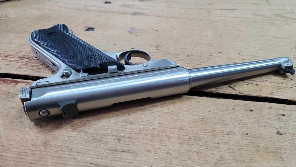 Ruger MK II 22lr stainless pistol -img-5