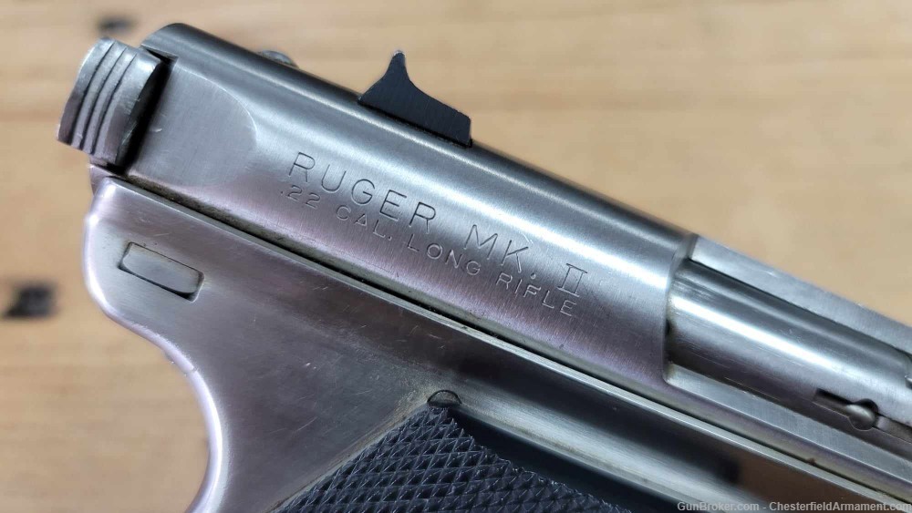 Ruger MK II 22lr stainless pistol -img-22