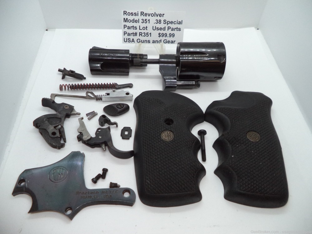 R351 Rossi Model 351 Used Parts Lot .38 Special -img-0