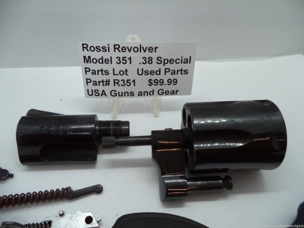 R351 Rossi Model 351 Used Parts Lot .38 Special -img-1