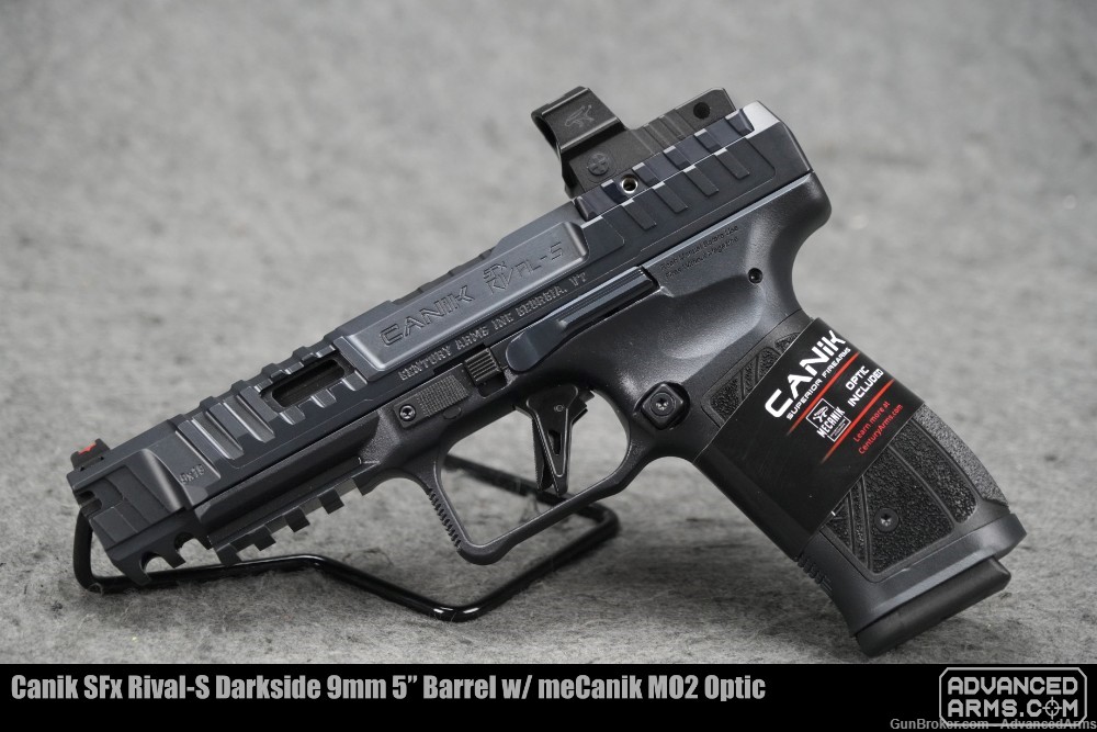 Canik SFx Rival-S Darkside 9mm 5” Barrel w/ meCanik MO2 Optic-img-0