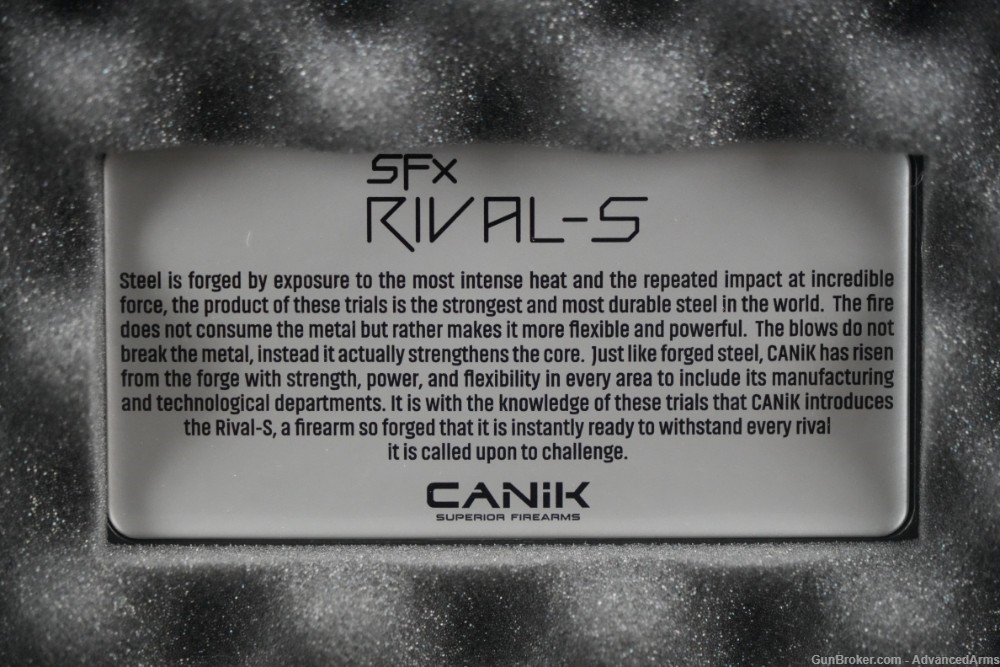 Canik SFx Rival-S Darkside 9mm 5” Barrel w/ meCanik MO2 Optic-img-5