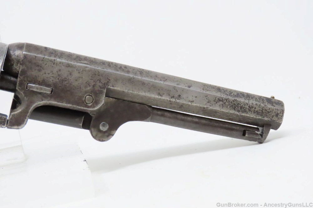 ENGRAVED Antique CIVIL WAR Era MANHATTAN ARMS .31 Caliber POCKET Revolver  -img-17