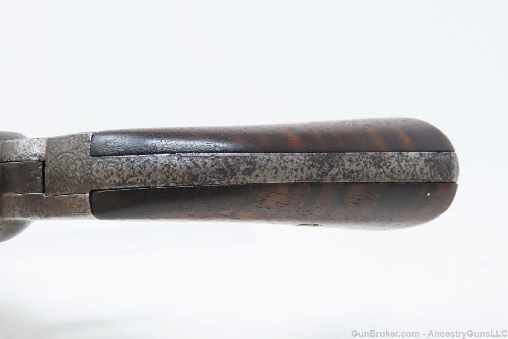 ENGRAVED Antique CIVIL WAR Era MANHATTAN ARMS .31 Caliber POCKET Revolver  -img-4