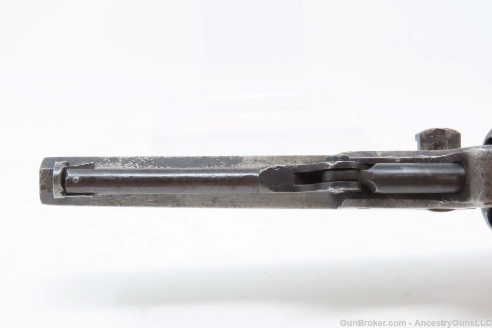 ENGRAVED Antique CIVIL WAR Era MANHATTAN ARMS .31 Caliber POCKET Revolver  -img-11