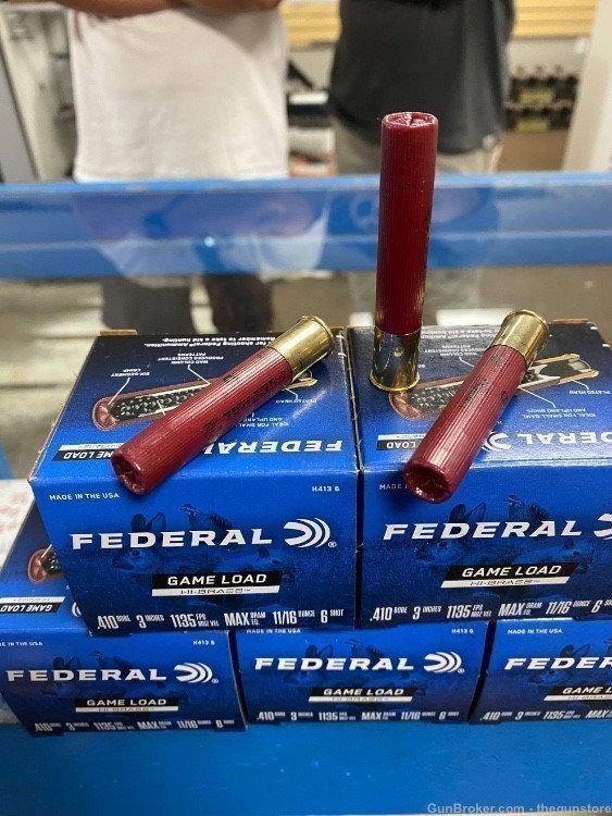Federal 410 GA #6 3 INCH MAGNUM - 125 Rounds PRICED PROPER! Ships FAST!-img-1