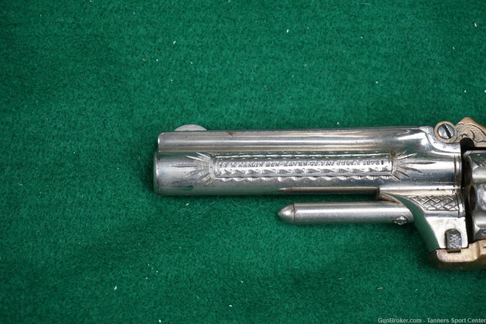 Engraved Nickel Marlin XX 22 Revolver 3" Matching No Reserve 1¢ Start-img-1