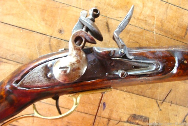 58 Cal. Flintlock Musket 46" Octagon Bbl 66" OAL Military Style Lock No Res-img-2