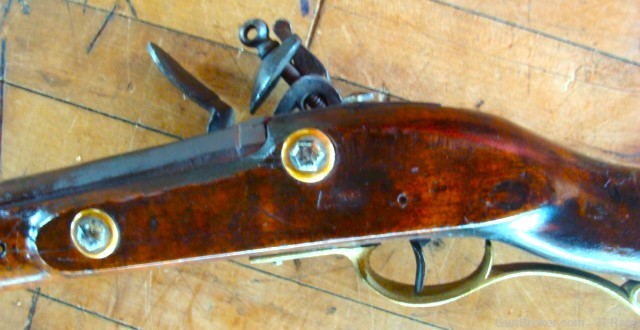 58 Cal. Flintlock Musket 46" Octagon Bbl 66" OAL Military Style Lock No Res-img-13