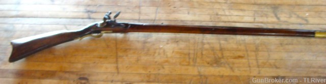58 Cal. Flintlock Musket 46" Octagon Bbl 66" OAL Military Style Lock No Res-img-0