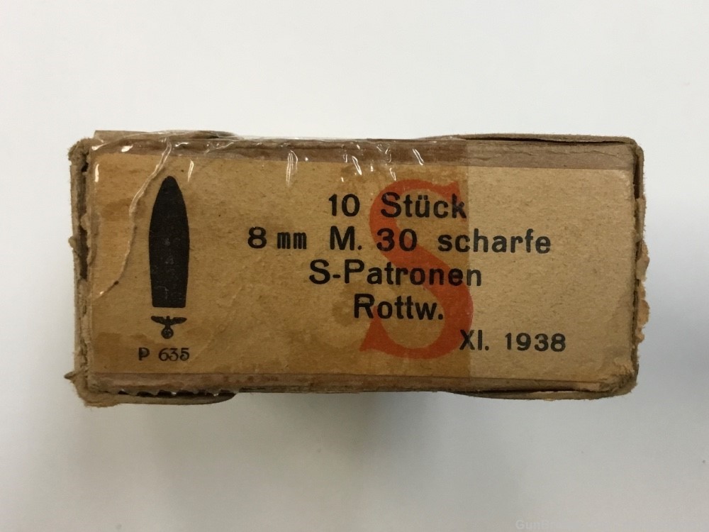 8X56R cartridge - WW2 AMMO - w/Stripper Clips - Steyr Ammo-img-1