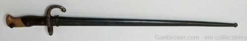 French M1874 Gras Bayonet with Scabbard Matching Numbers Chatellerault 1883-img-1