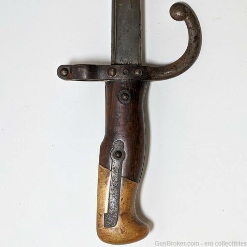 French M1874 Gras Bayonet with Scabbard Matching Numbers Chatellerault 1883-img-7