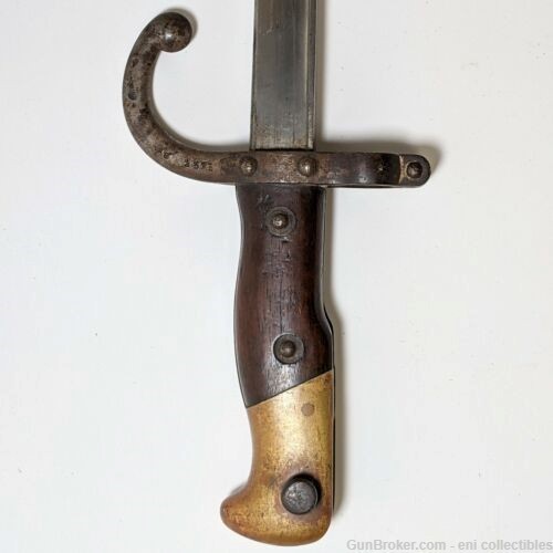 French M1874 Gras Bayonet with Scabbard Matching Numbers Chatellerault 1883-img-4