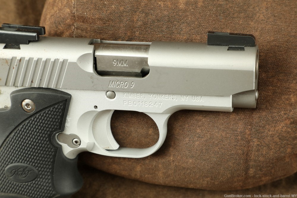Kimber Micro 9 9mm 3.15” Micro Compact Semi-Auto Stainless 1911 Pistol -img-16