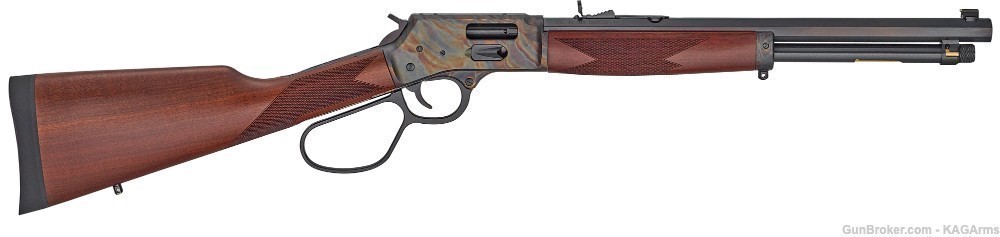 Henry Big Boy Carbine Color Case Hardened Large Loop 357 Magnum H012GMRCC-img-0
