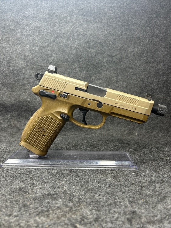 FN HERSTAL FNX 45 TACTICAL 45 ACP W/ multiple accessories!-img-0