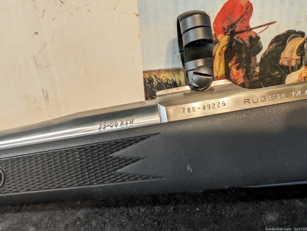 Ruger M77 Mark II Stainless SS SYNTHETIC 25-06 W original box all weather-img-14
