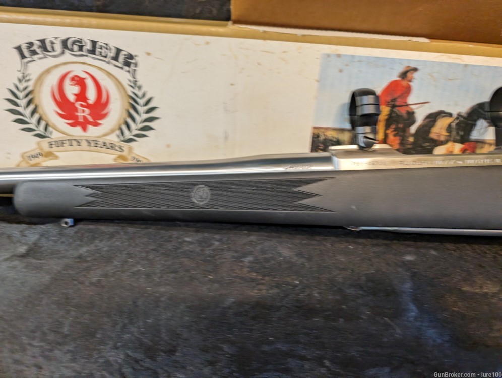 Ruger M77 Mark II Stainless SS SYNTHETIC 25-06 W original box all weather-img-16