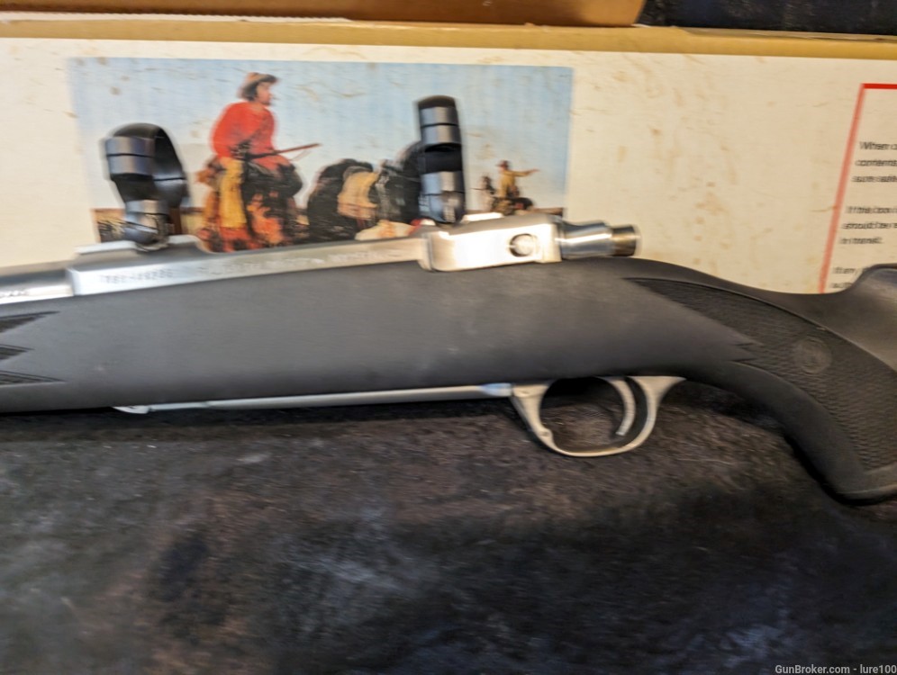 Ruger M77 Mark II Stainless SS SYNTHETIC 25-06 W original box all weather-img-15