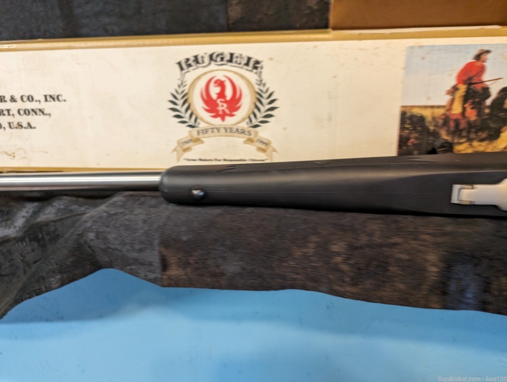 Ruger M77 Mark II Stainless SS SYNTHETIC 25-06 W original box all weather-img-25