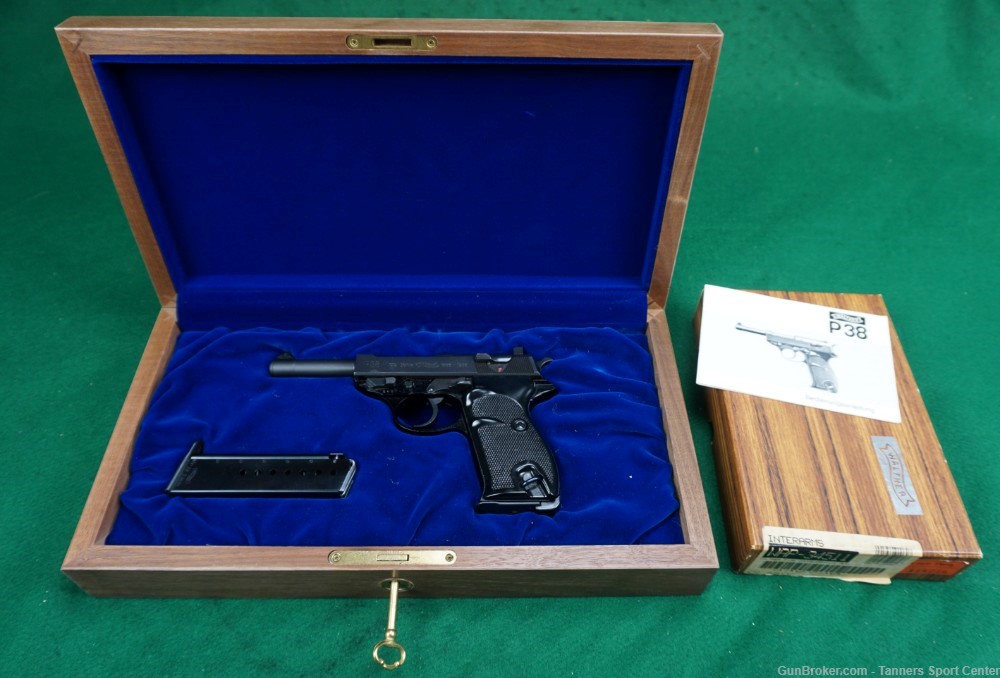 100th Anniversary Presentation P.38 Walther P38 9 9mm 5"  No Reserve P1-img-0