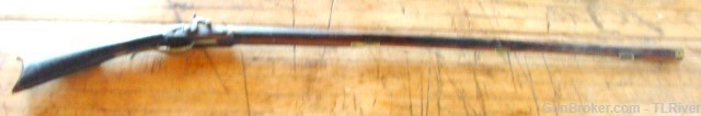 44 cal. Eastern Style Full Stock Rifle 42" Bbl 56" OAL Ex. Cond. No Reserve-img-0