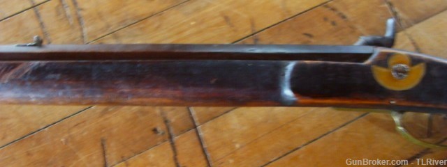 44 cal. Eastern Style Full Stock Rifle 42" Bbl 56" OAL Ex. Cond. No Reserve-img-8