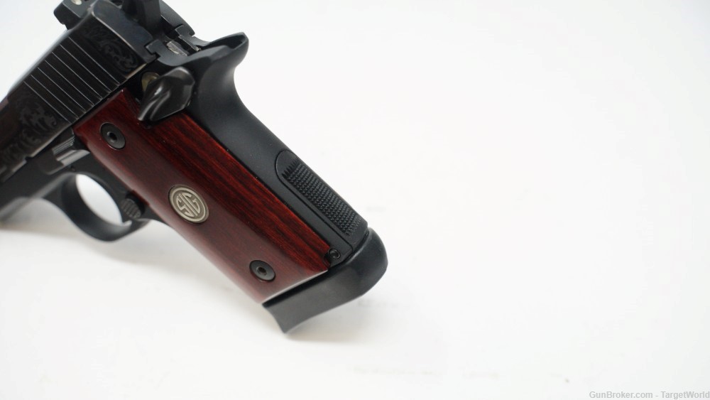 SIG SAUER P938 ENGRAVED ROSEWOOD 9MM NITRON 7 ROUNDS (10306)-img-25