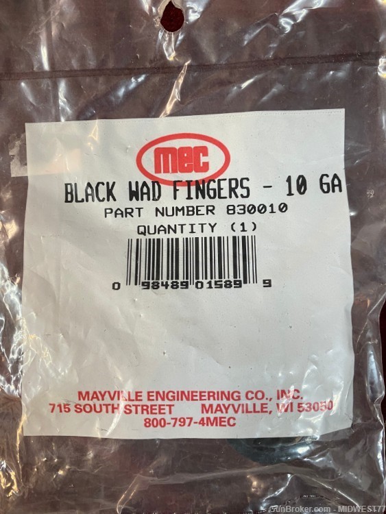 MEC 10 Gauge Wad Fingers Jr. Reloading Press Model# 830010-img-0