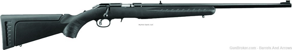 Ruger 8301 American Std Bolt Action Rifle 22 LR, RH, 22 in, Satin Blued,-img-0