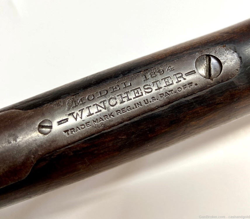 Vintage 1913 Winchester 1894 Saddle Ring Carbine .30 WCF Lever-Action Rifle-img-7