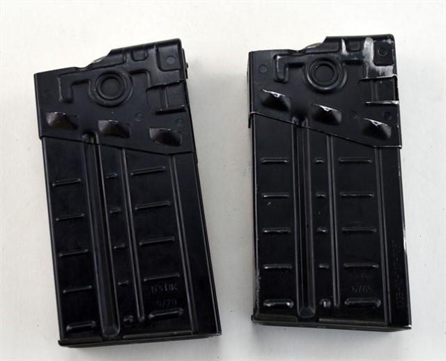 2 German Surplus HK G3 / 91 308 20rd Mags w Pouch-img-4