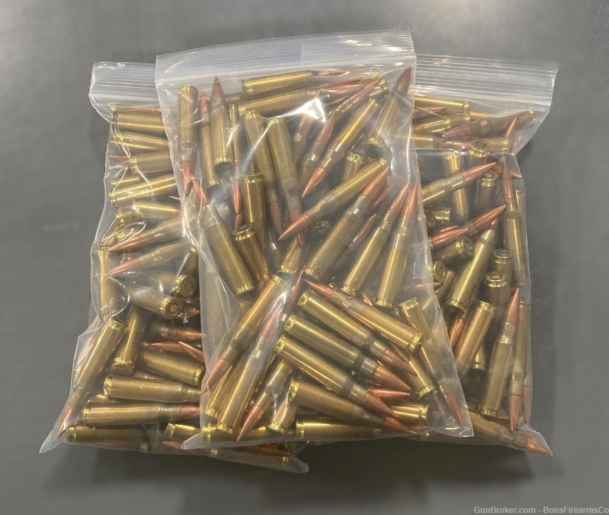 Loose Surplus Lot 250rd 7.62x51mm NATO Brass Case FMJ (SS)-img-0