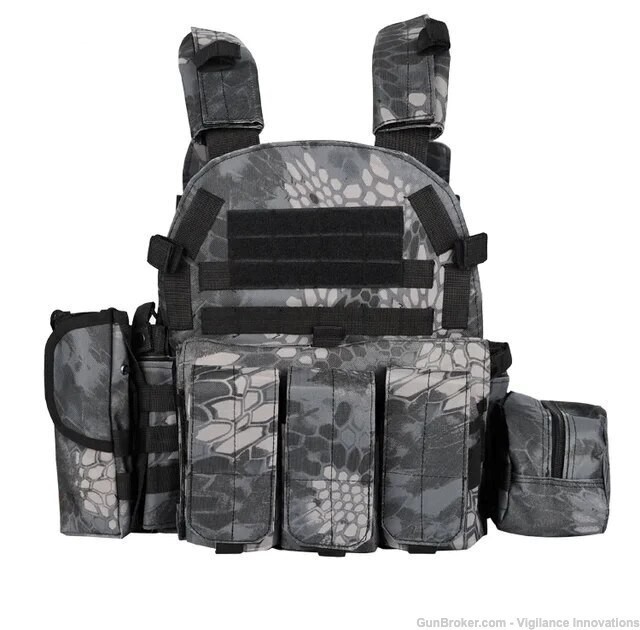 Modular Plate Carrier Tactical Vest Tactical Carrier Plate Vest Body Armor-img-1