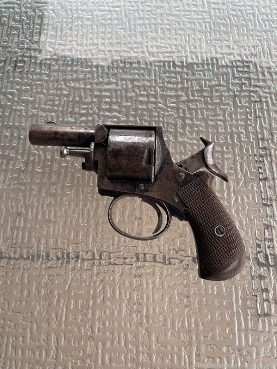 Antique Revolver British Bulldog/English Bulldog-img-2